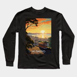 San Francisco City Art Long Sleeve T-Shirt